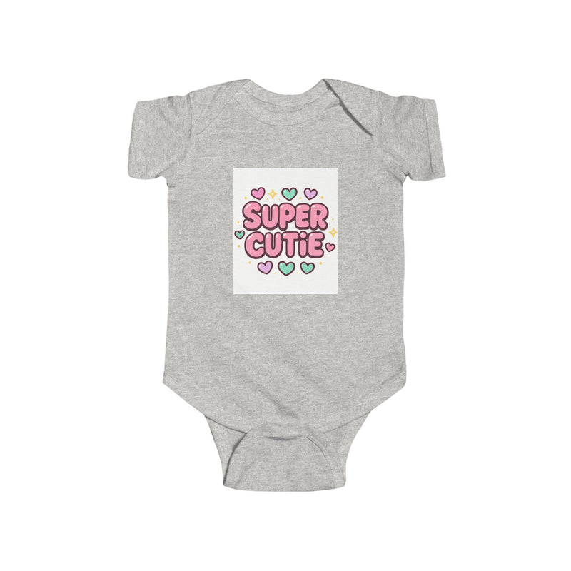 Girls Super Cutie Bodysuit, Baby Girl Outfit, Baby Shower Gift