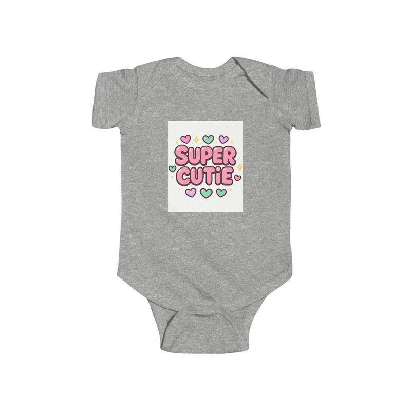 Girls Super Cutie Bodysuit, Baby Girl Outfit, Baby Shower Gift