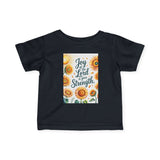 Joy of the Lord Infant Tee, Christian Baby Apparel