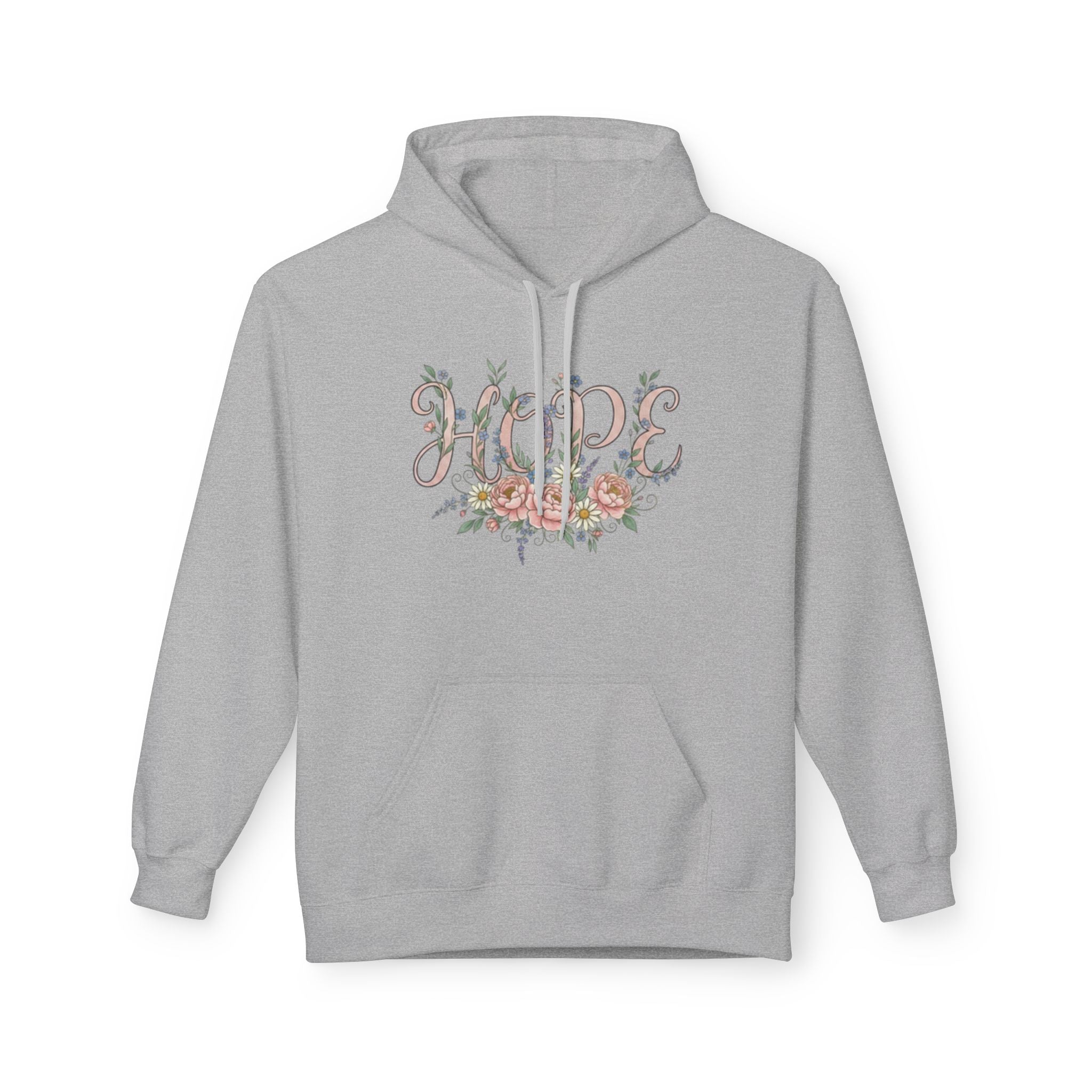 Hope Floral Faith Hoodie — Inspirational Scripture-Inspired Sweatshirt