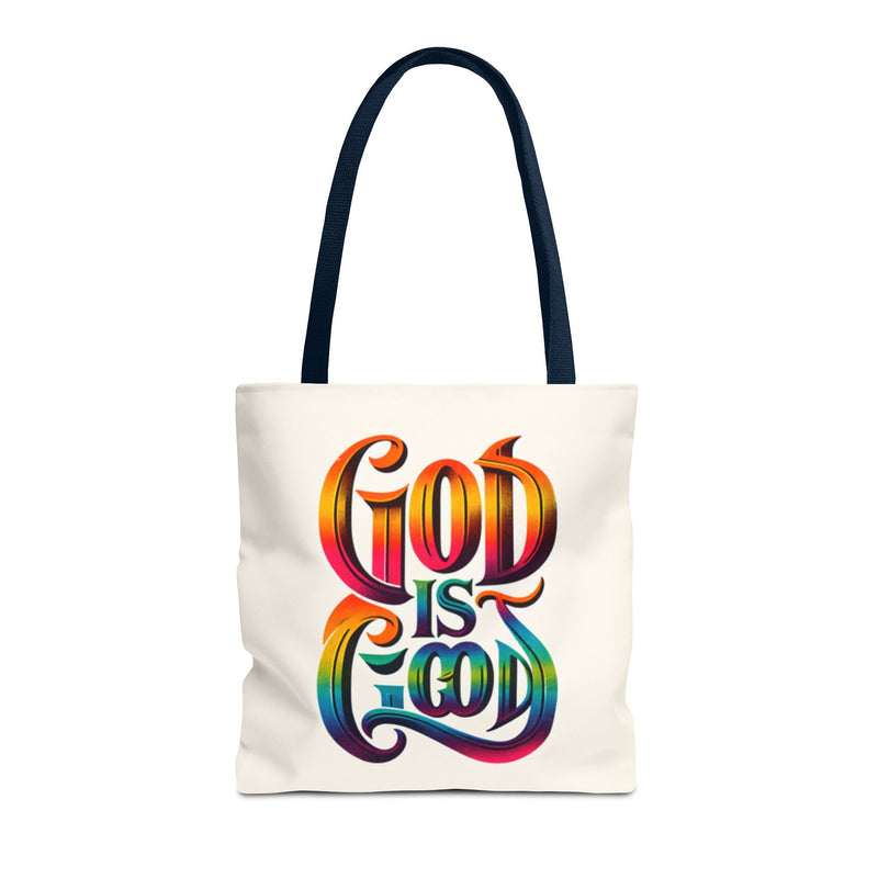 God is Good Tote, Christian Tote, Faith Statement Tote