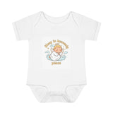 Infant Bodysuit – "Sleep in Heavenly Peace" Memorial Angel Wings Baby Onesie Printify