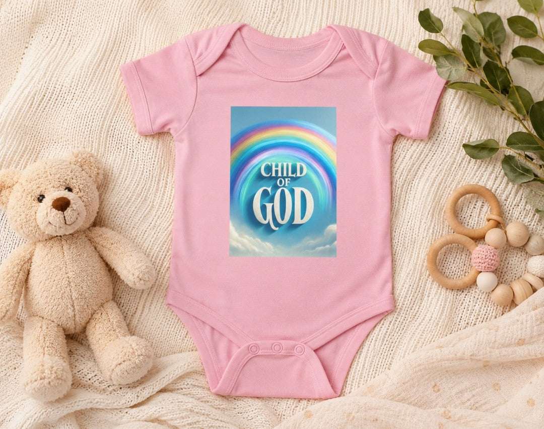 Child of God Onesie + Matching Blanket - faithcovenant