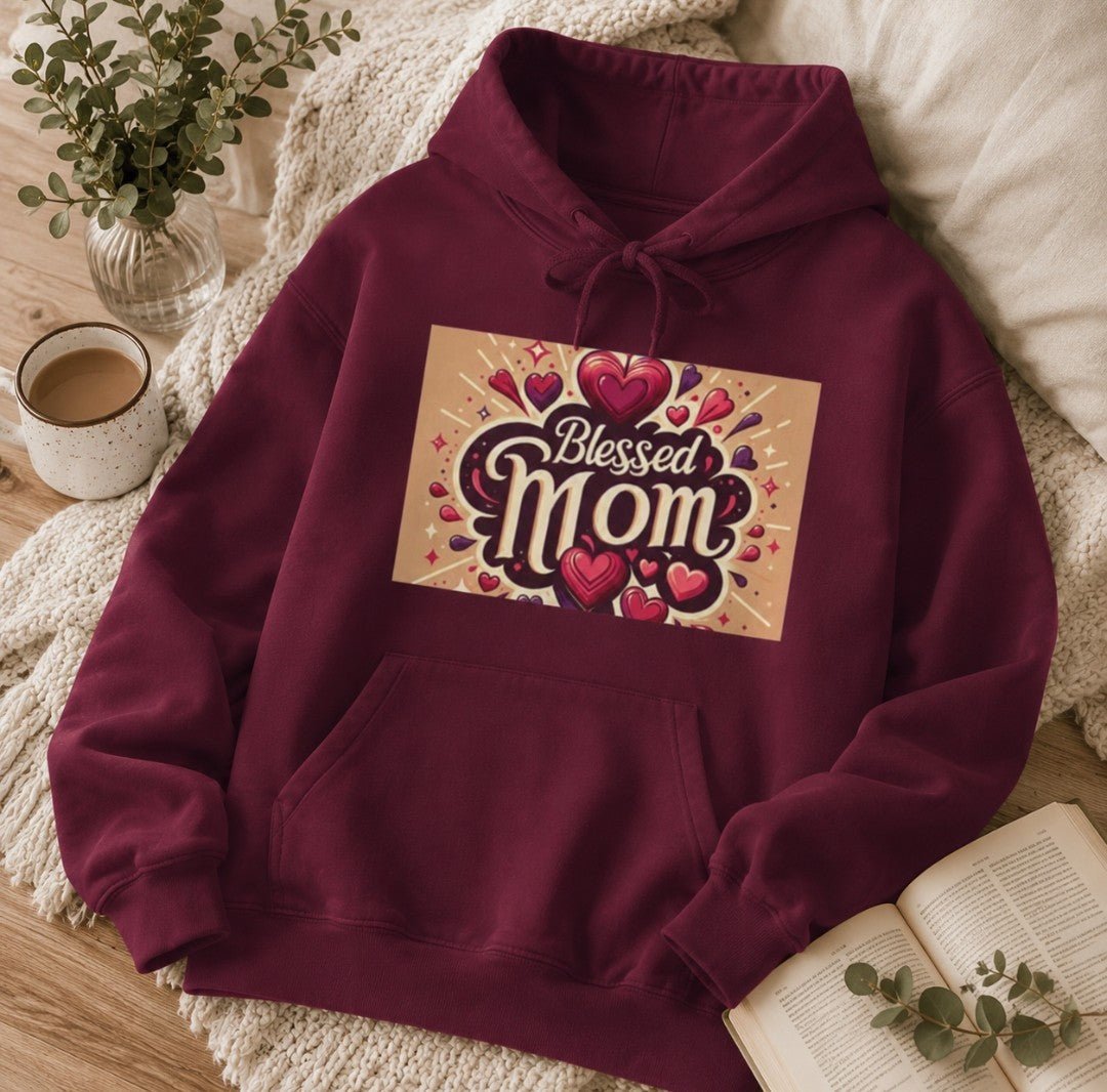 Blessed Mom Sweatshirt - Cozy Gift for Mothers, Casual Wear, Heartfelt Apparel - faithcovenant