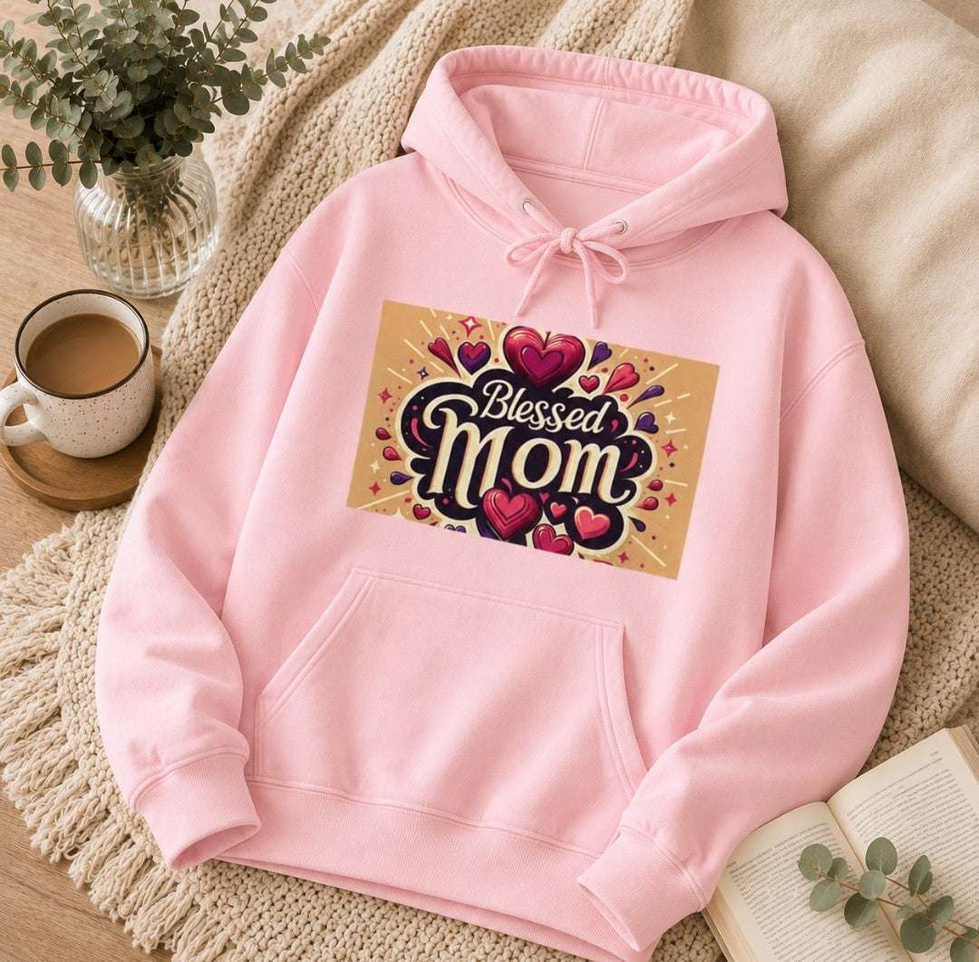 Blessed Mom Sweatshirt - Cozy Gift for Mothers, Casual Wear, Heartfelt Apparel - faithcovenant