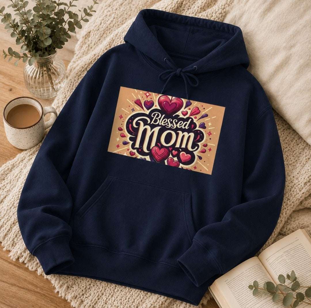 Blessed Mom Sweatshirt - Cozy Gift for Mothers, Casual Wear, Heartfelt Apparel - faithcovenant