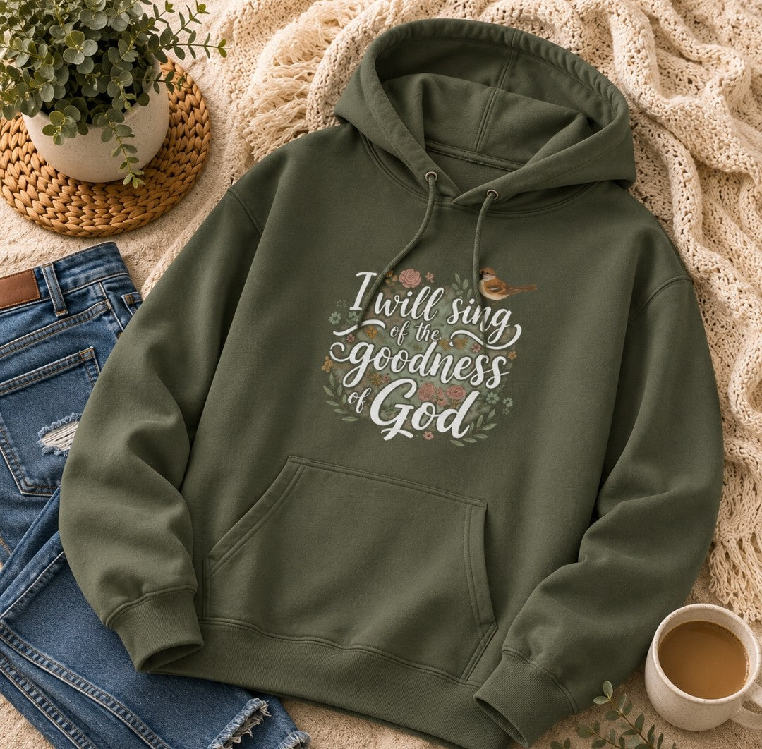 Goodness of God Hoodie — Faith-Inspired Midweight Fleece Hoodie