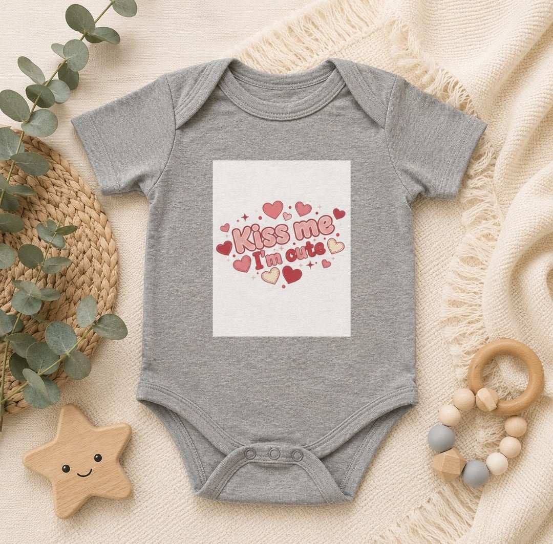 Kiss Me Cute Onesie — Infant Bodysuit - faithcovenant