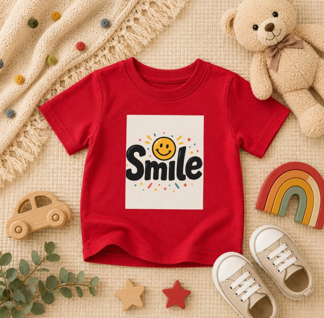 Smile Baby Tee, Baby T-Shirt, Cute Infant T-Shirt,