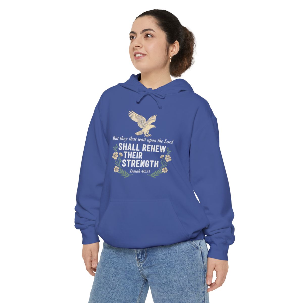 Wait Upon The Lord Hoodie — Isaiah 40:31 Faith Hoodie