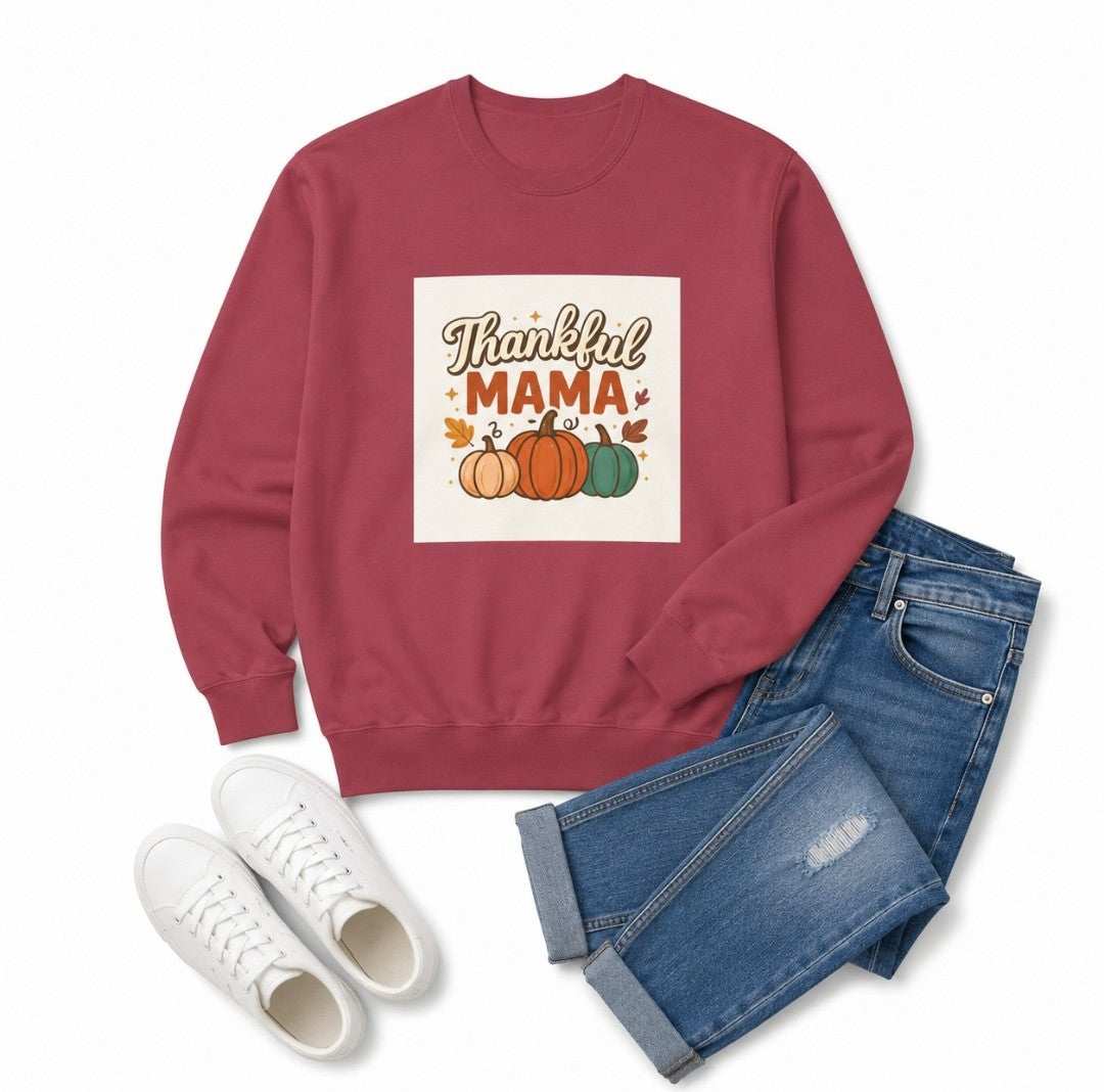 Thankful Mama Sweatshirt — Fall Thanksgiving Gift - faithcovenant