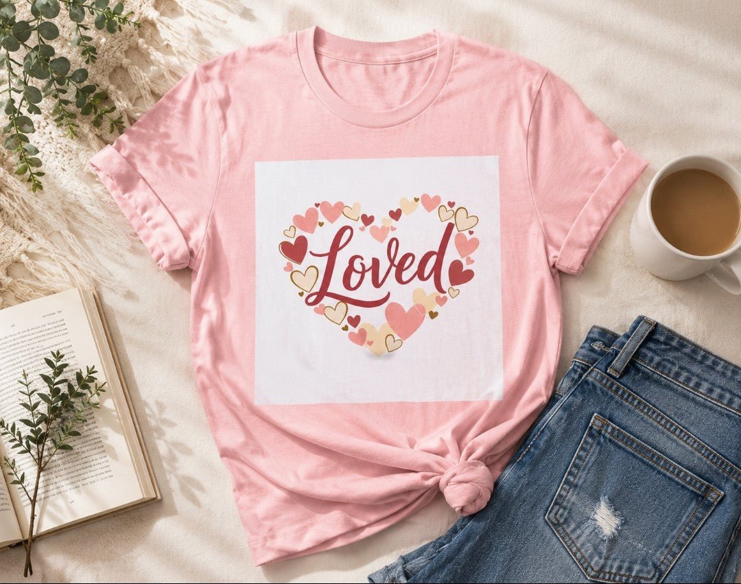 Loved Heart Short Sleeve Tee - faithcovenant
