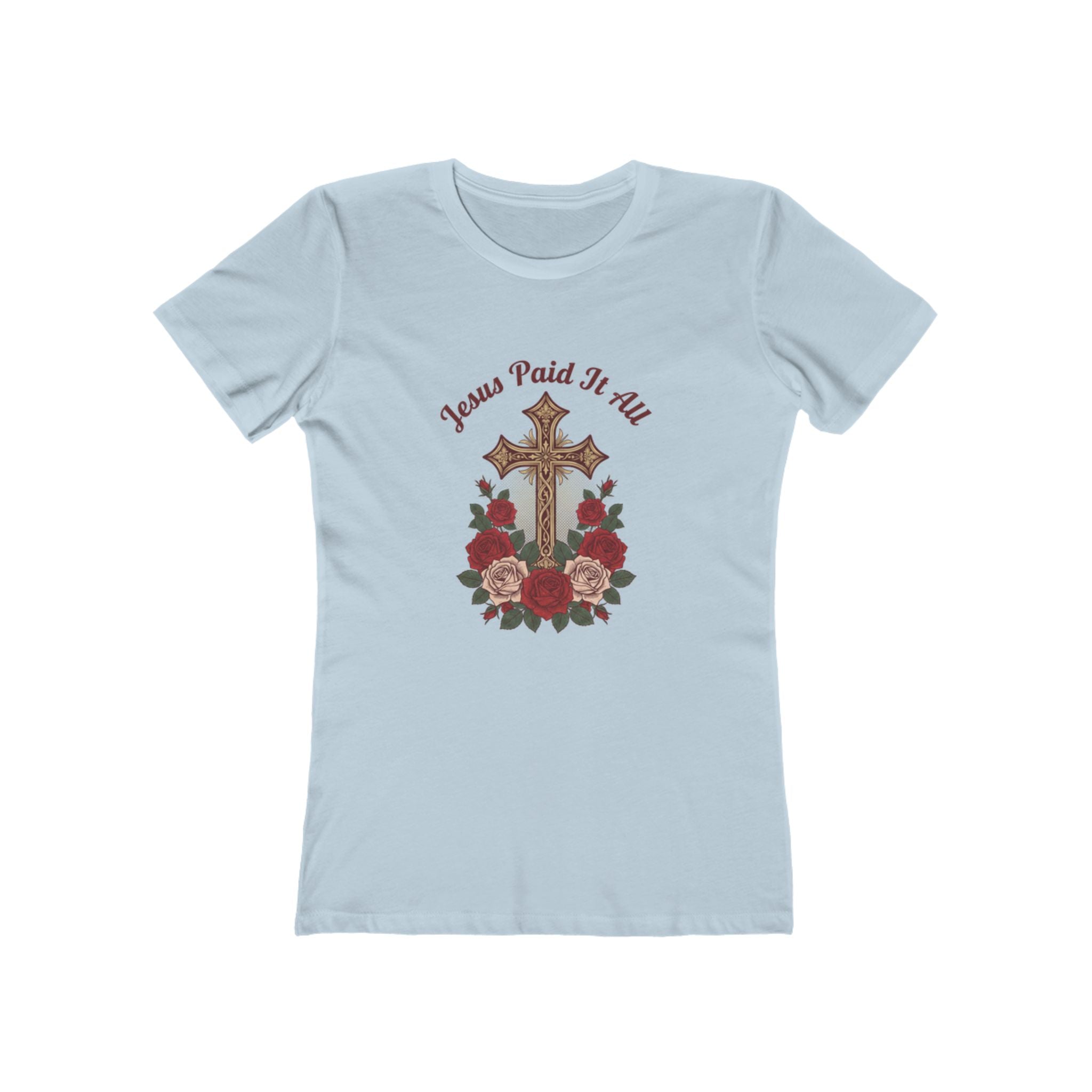 Jesus Paid It All Easter Cross T-Shirt - faithcovenant