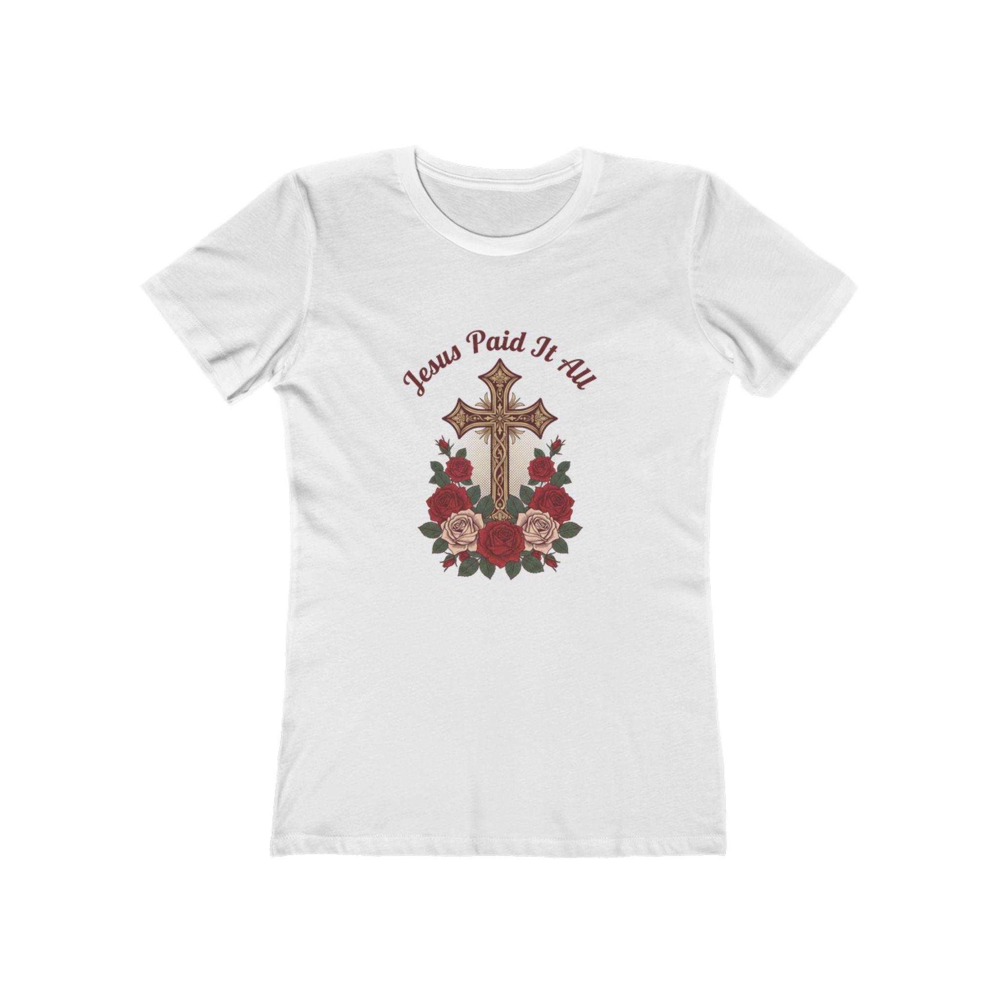 Jesus Paid It All Easter Cross T-Shirt - faithcovenant
