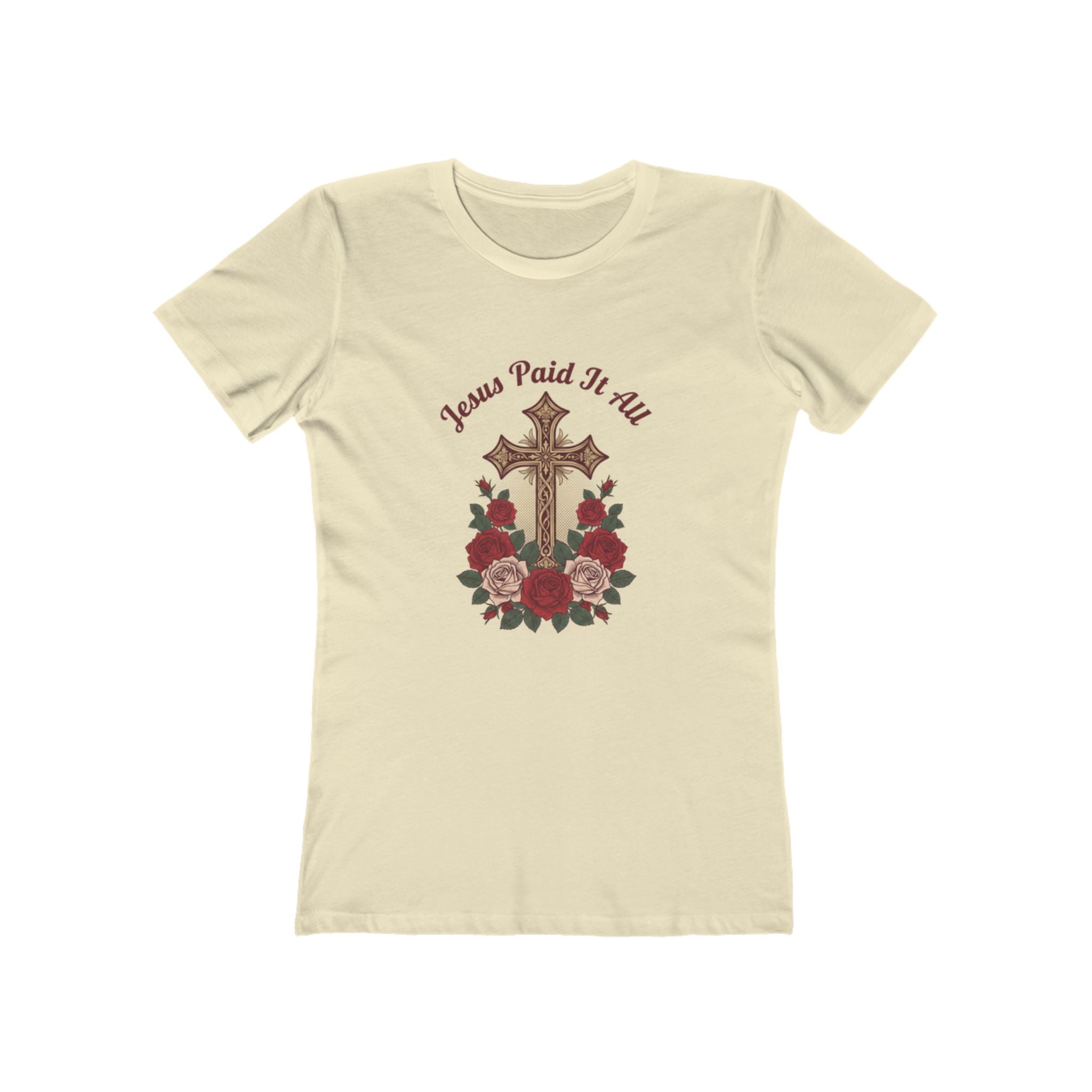 Jesus Paid It All Easter Cross T-Shirt - faithcovenant