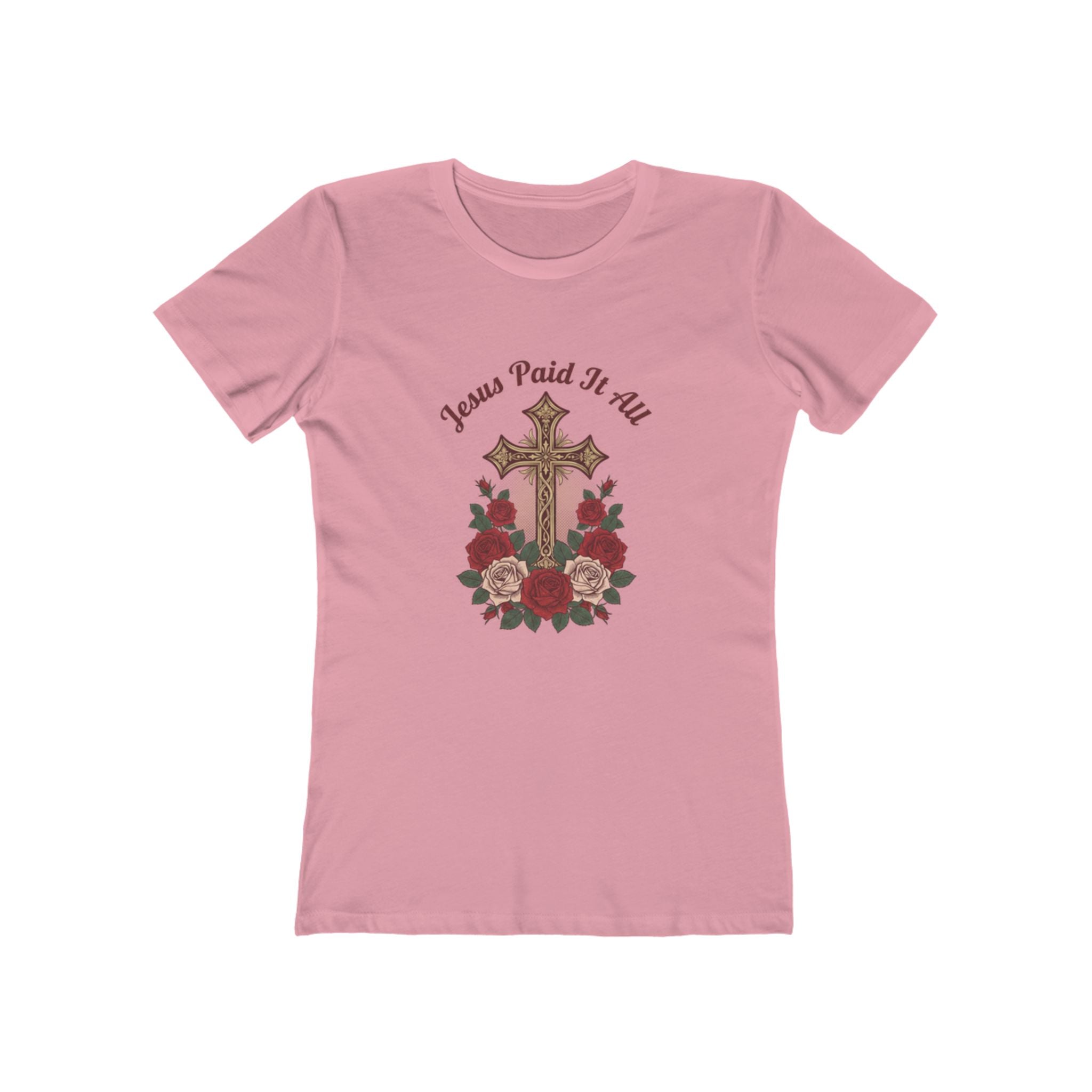 Jesus Paid It All Easter Cross T-Shirt - faithcovenant