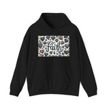 Faith Heart Hoodie, Cozy Sweatshirt, Christian Apparel Printify