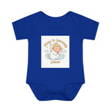 Infant Bodysuit – "Sleep in Heavenly Peace" Memorial Angel Wings Baby Onesie Printify