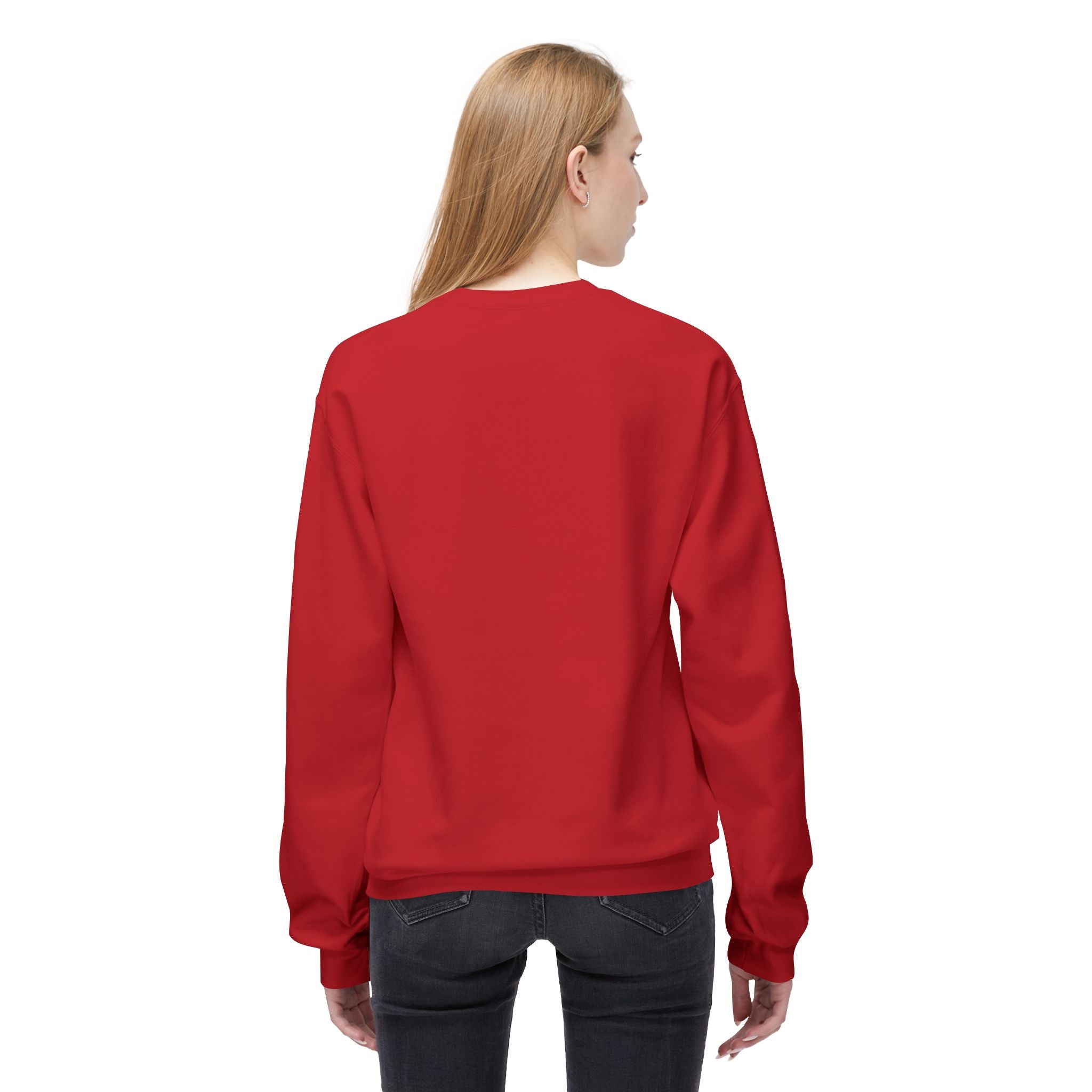 christian sweatshirt O Holy Night Christmas Crewneck Sweatshirt red