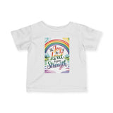 Joy of the Lord Infant Tee, Baby Clothing Printify