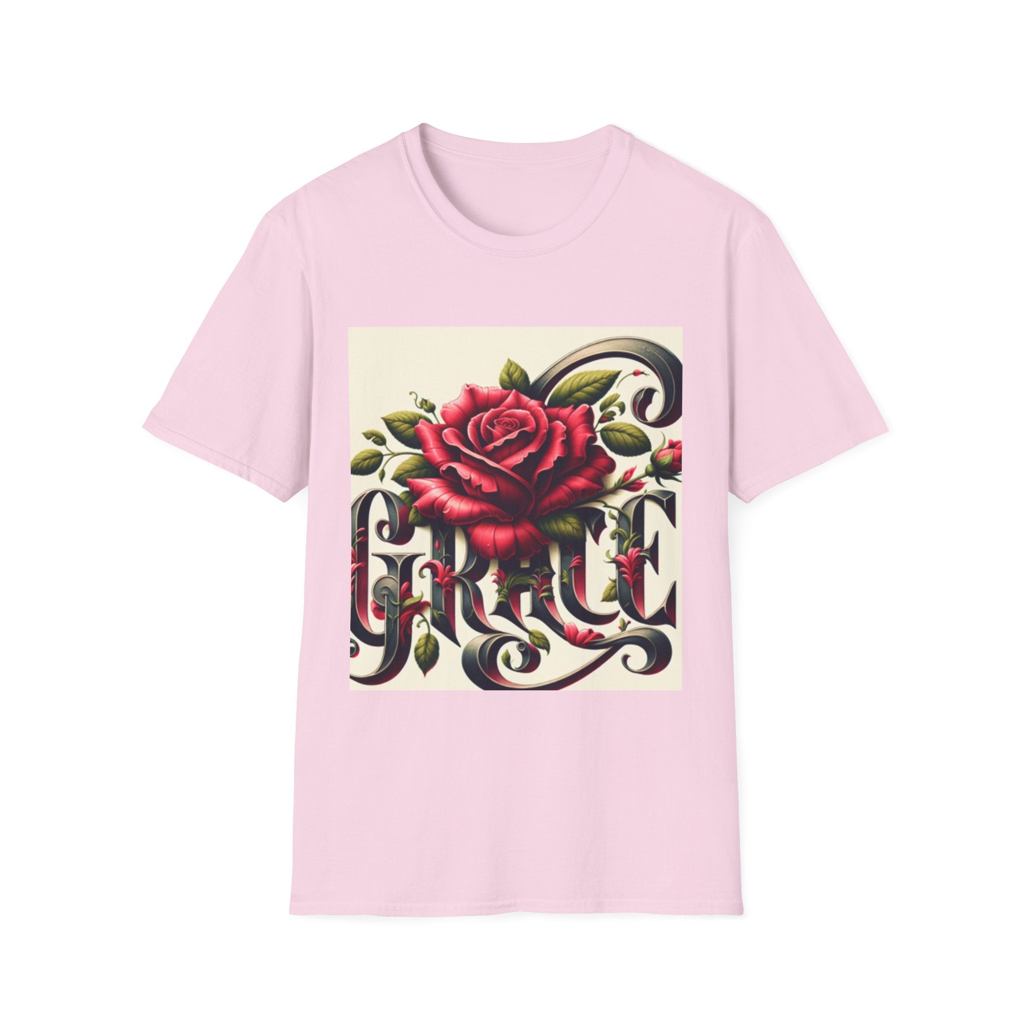 Grace Rose T-Shirt, Faith Shirt, Christian Apparel