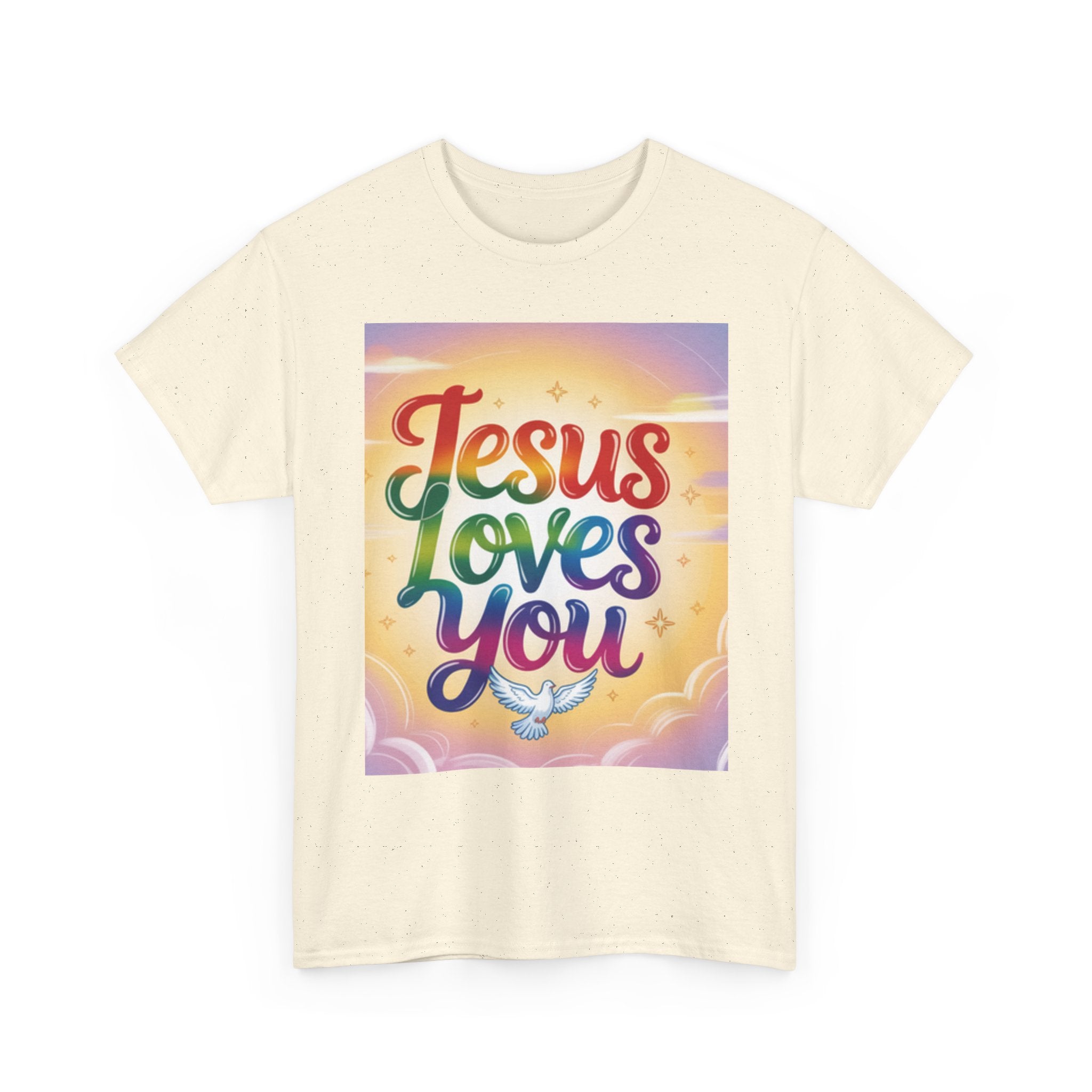 Jesus Loves You T-Shirt, Faith Shirt, Christian apparel Printify