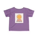 Sunny 'Little Friend' Infant Tee, Baby Shower Gift, Toddler Shirt Printify