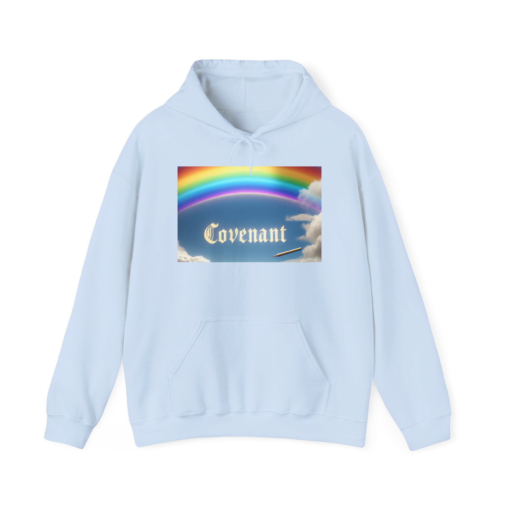 Covenant Rainbow Hoodie, Faith Hoodie, Everyday Wear