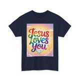 Jesus Loves You T-Shirt, Faith Shirt, Christian apparel Printify