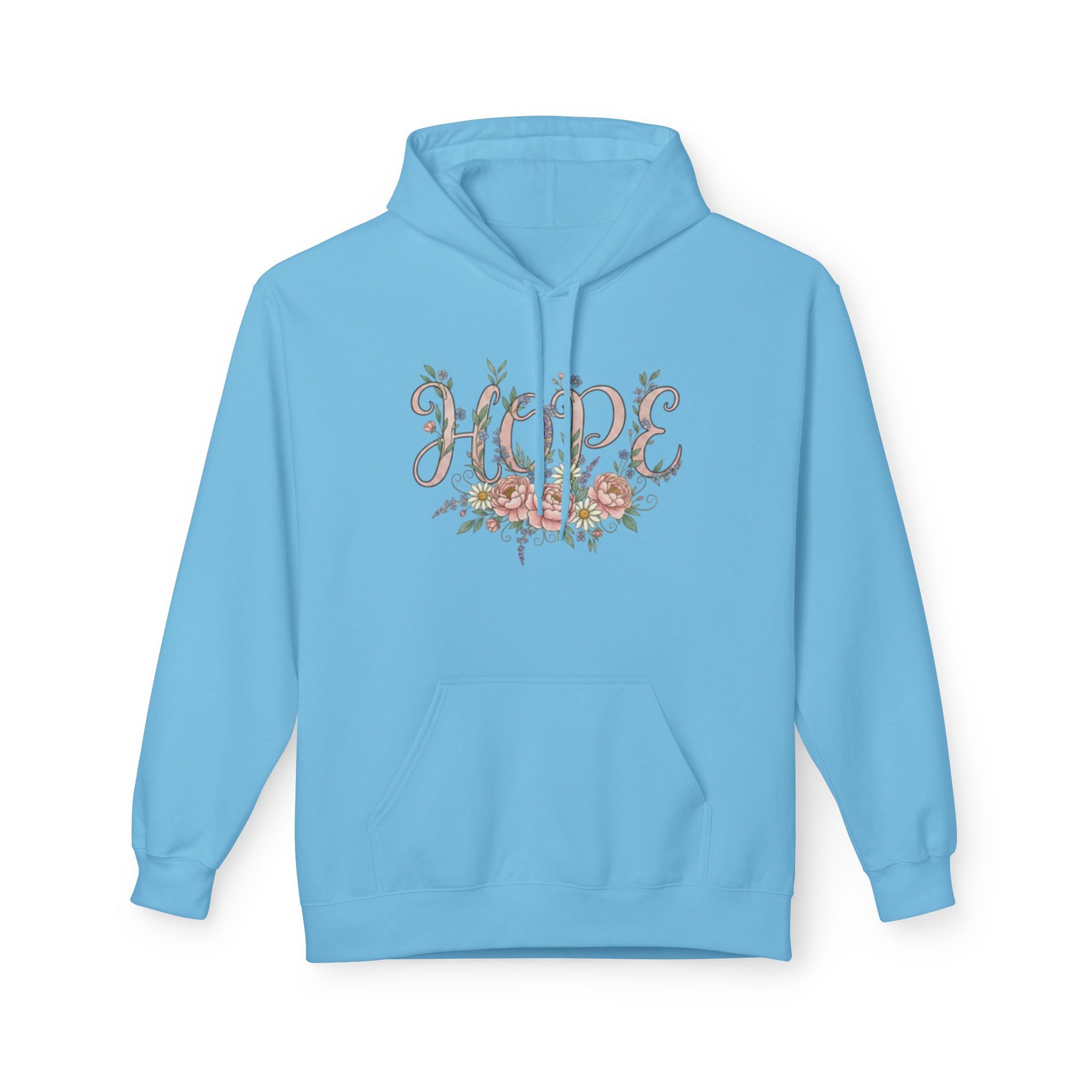 Hope Floral Faith Hoodie — Inspirational Scripture-Inspired Sweatshirt