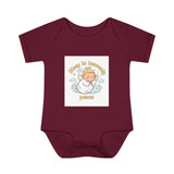 Infant Bodysuit – "Sleep in Heavenly Peace" Memorial Angel Wings Baby Onesie