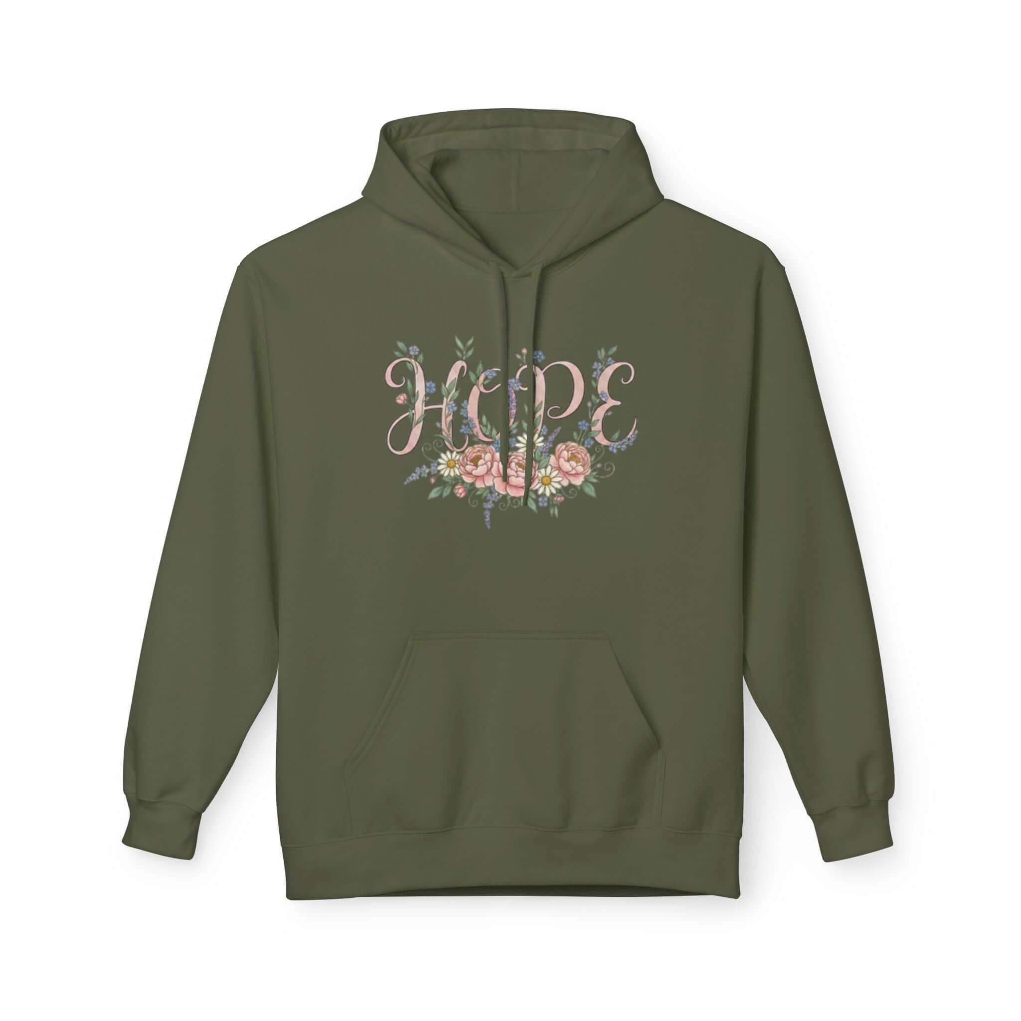 christian sweatshirt green Inspirational Scripture-Inspired Sweatshirt