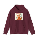 Praise the Lord Hoodie, Pumpkin  Design, Fall hoodie Printify