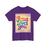 Jesus Loves You T-Shirt, Faith Shirt, Christian apparel Printify