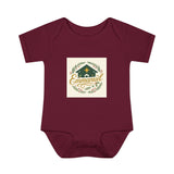 Emmanuel Christmas Infant Bodysuit — Baby Rib Onesie, 'Emmanuel' Holiday Gift Printify