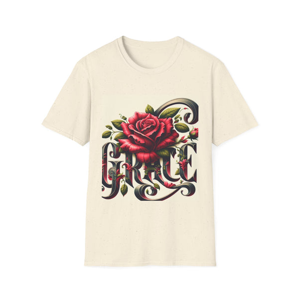 Grace Rose T-Shirt, Faith Shirt, Christian Apparel