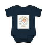 Infant Bodysuit – "Sleep in Heavenly Peace" Memorial Angel Wings Baby Onesie