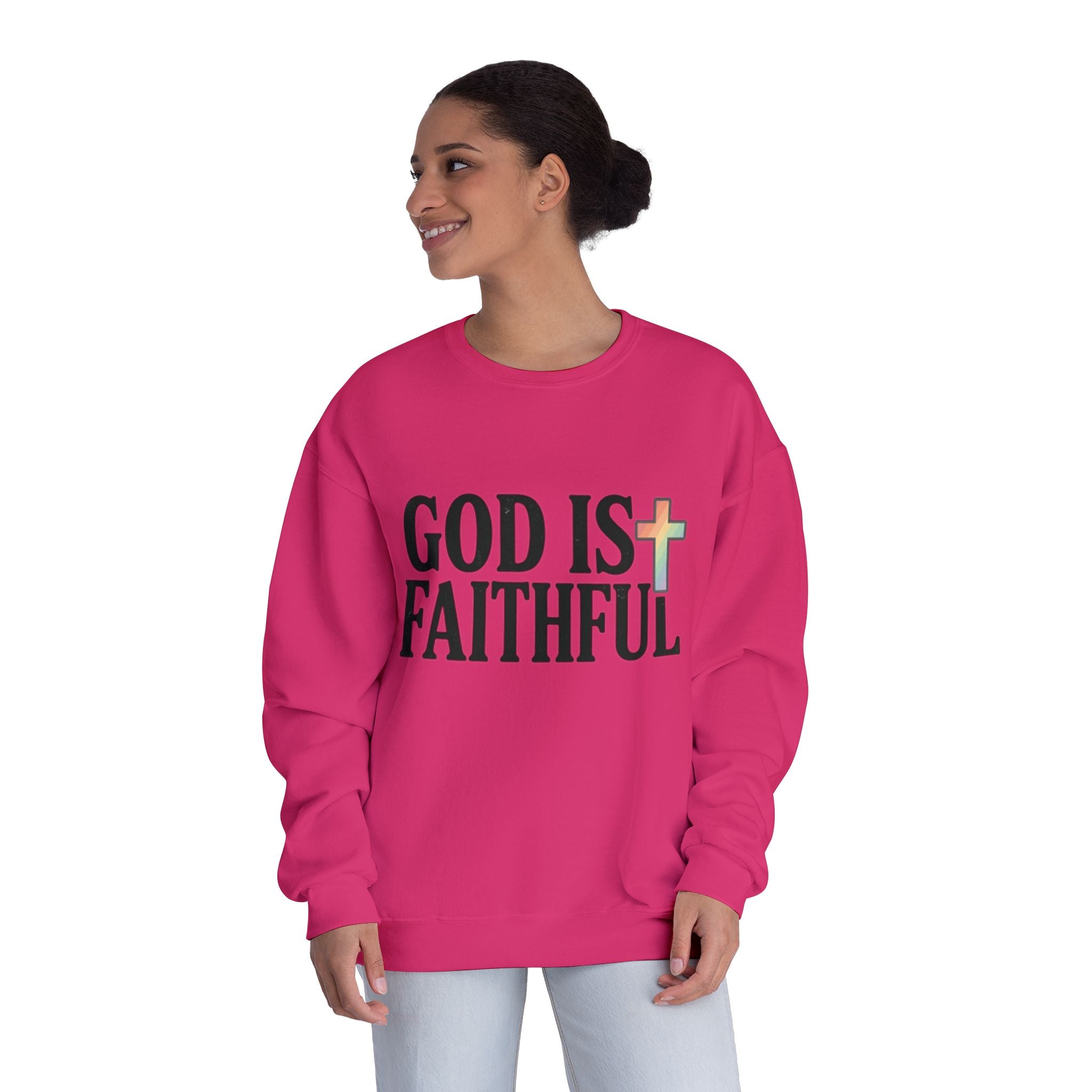 God Is Faithful Crewneck Sweatshirt