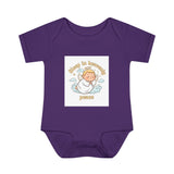 Infant Bodysuit – "Sleep in Heavenly Peace" Memorial Angel Wings Baby Onesie