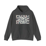 Faith Heart Hoodie, Cozy Sweatshirt, Christian Apparel Printify