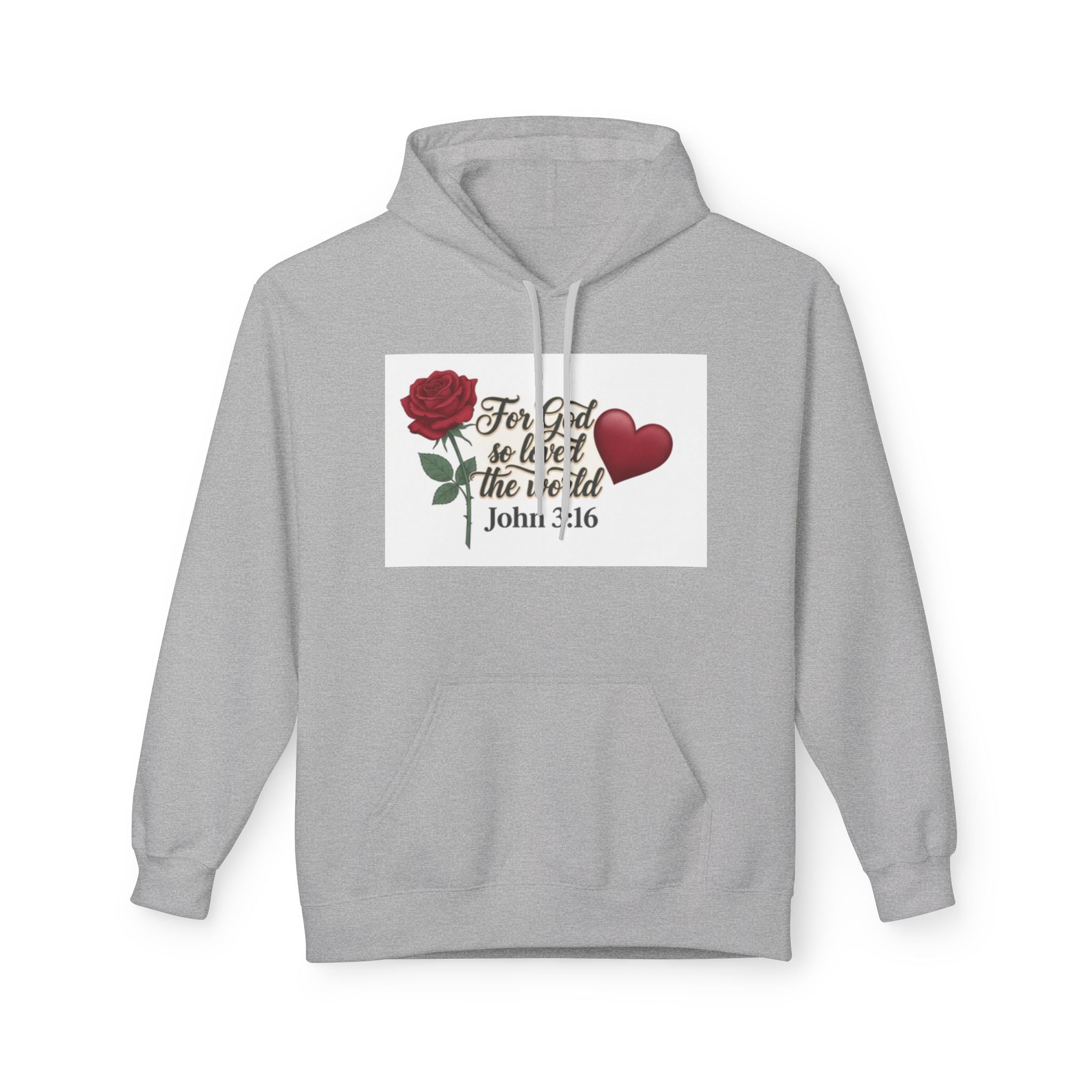 God So Loved The World Hoodie — John 3:16 Faith Hoodie