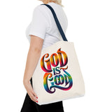 God is Good Tote, Christian Tote, Faith Statement Tote Printify
