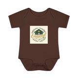 Emmanuel Christmas Infant Bodysuit — Baby Rib Onesie, 'Emmanuel' Holiday Gift Printify