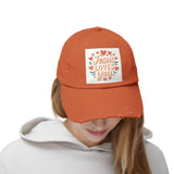 Jesus Loves You Distressed Cap, Vintage Cap, Jesus Apparel Printify