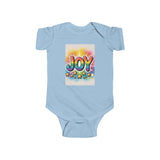 Joy Infant Bodysuit, Colorful Infant Wear, Onesie