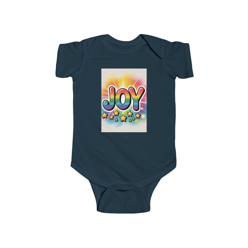 Joy Infant Bodysuit, Colorful Infant Wear, Onesie