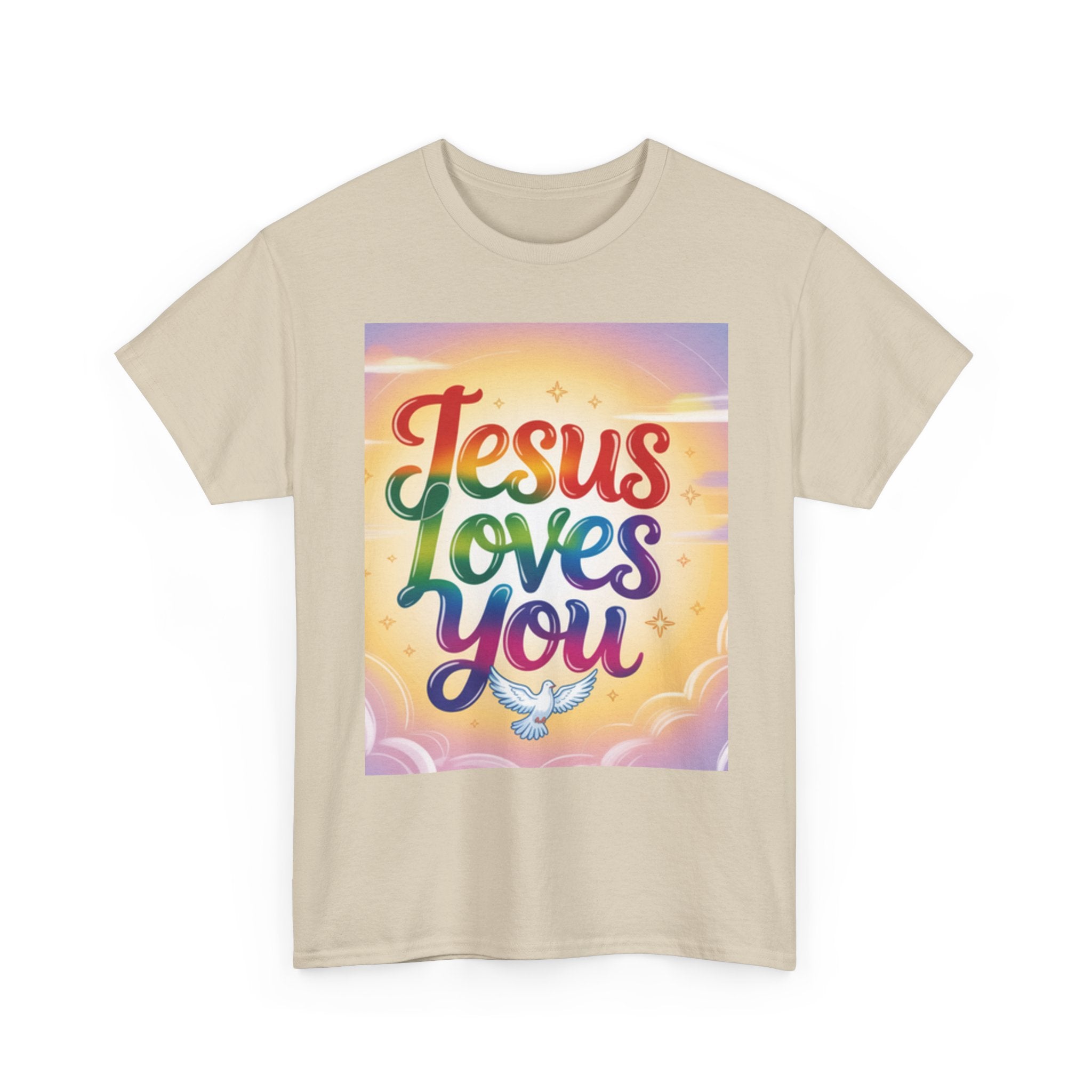 Jesus Loves You T-Shirt, Faith Shirt, Christian apparel Printify