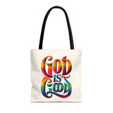 God is Good Tote, Christian Tote, Faith Statement Tote
