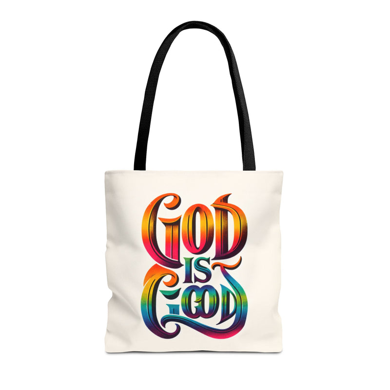 God is Good Tote, Christian Tote, Faith Statement Tote