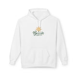 Believe Holiday Hoodie — Festive Christmas Fleece Hoodie Printify